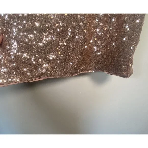 Hello Molly Sequin Halter Dress Size 6 HoCo Party Holiday Date Night Glitter NWT - Picture 8 of 12